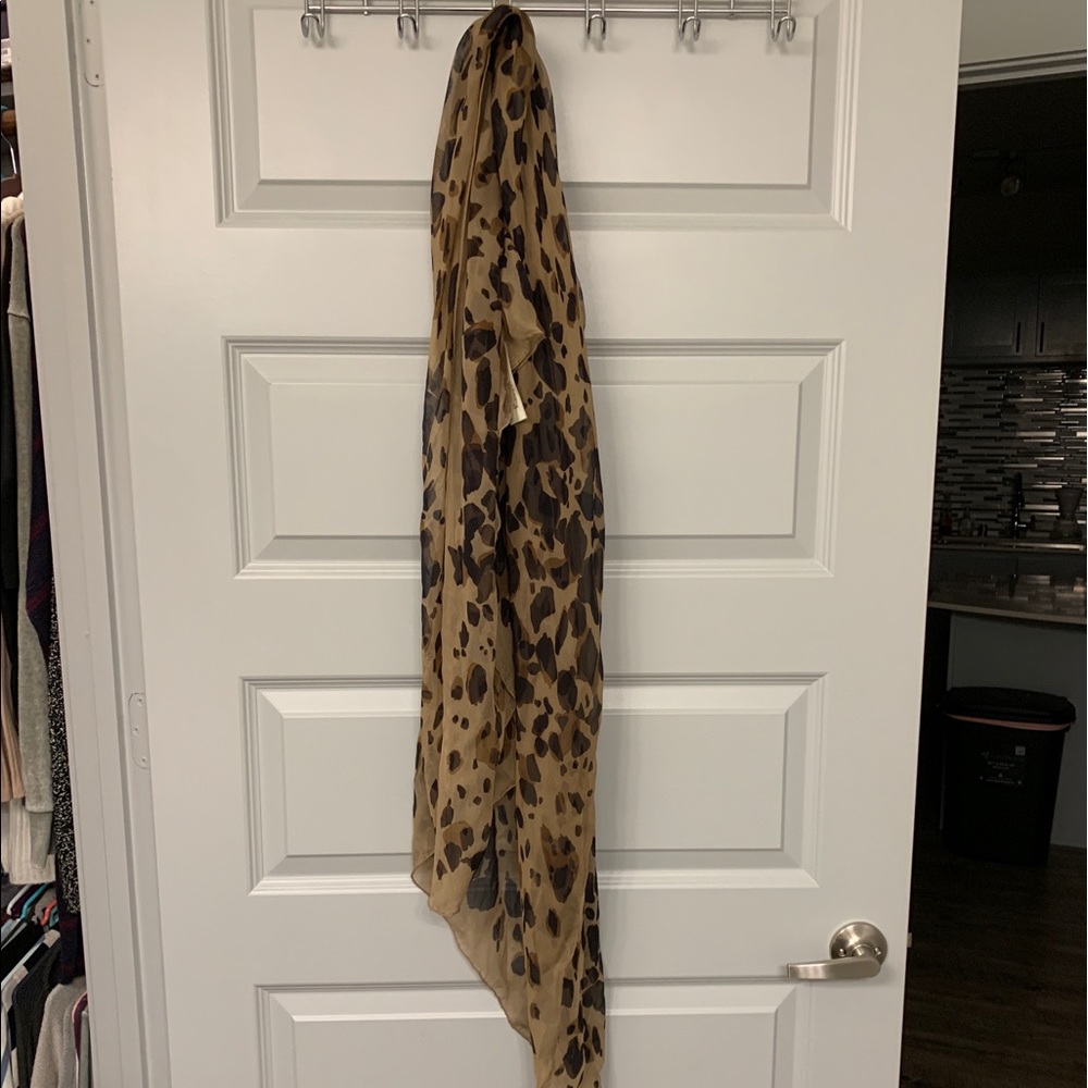 Burberry Cheetah Print Scarf